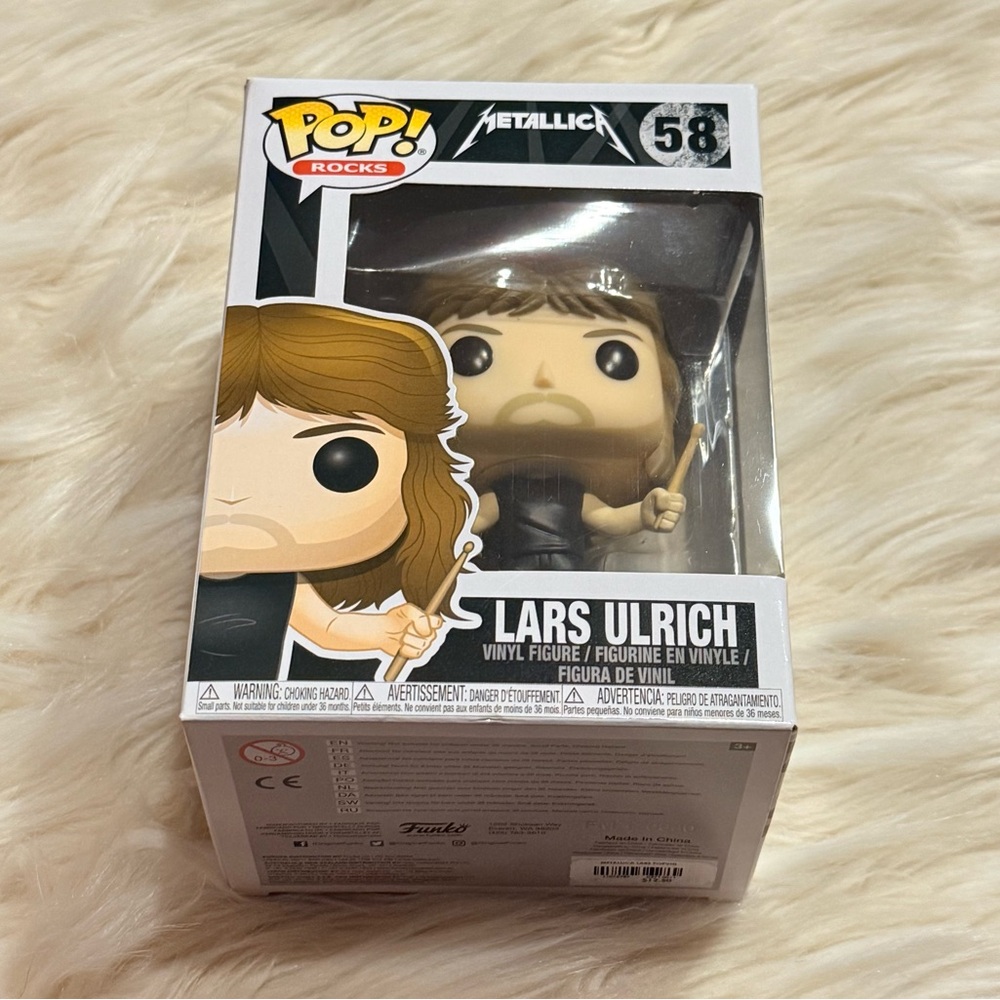 Funko Pop Rocks Metallica Lars Ulrich
